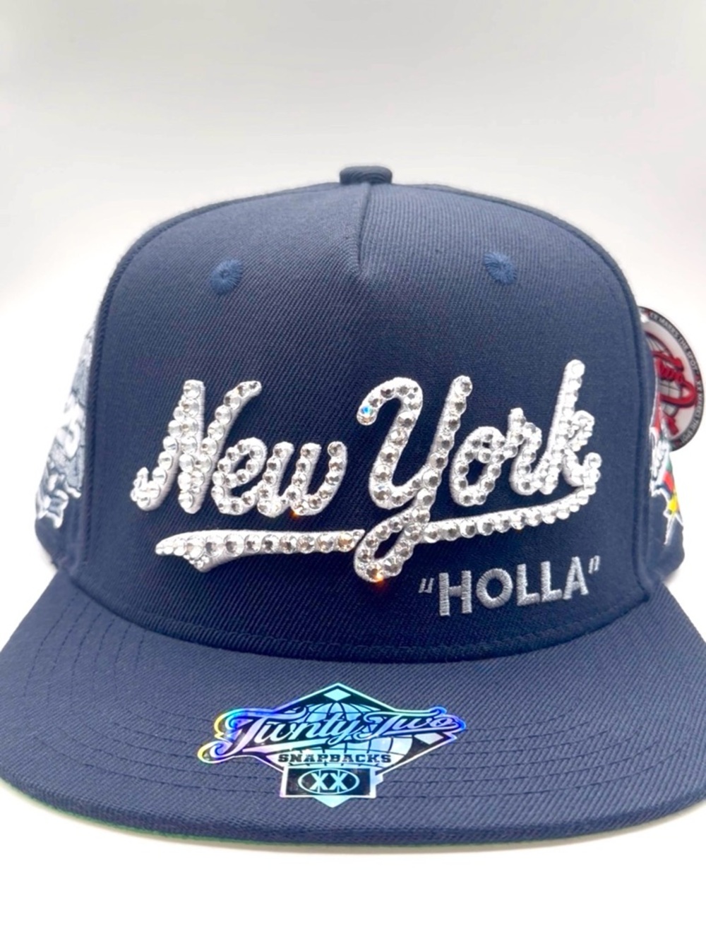 Custom Twnty Two Yankees Jay-Z 25th anniversary Rhinestone Snapback
